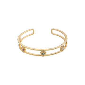 ARO PULSERA DORADA MANO...