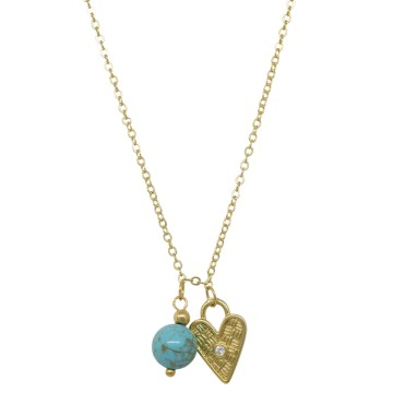 COLLAR CORTO CON TOPOS...