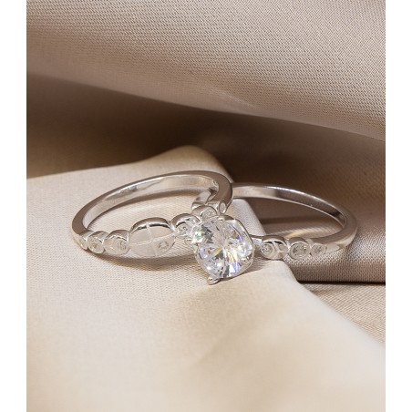 Diamante Argolla Y Pisargolla En Oro Blanco Argolla Y Pisargolla