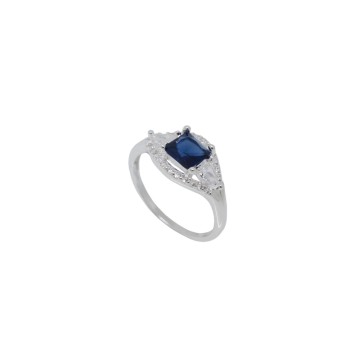 ANILLO CUADRADO CIRCON...