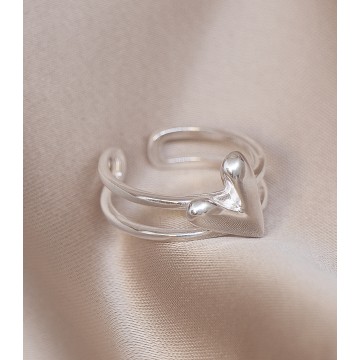 ANILLO CORAZON LISO JOYERIA...