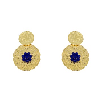 ARETES MEDIANOS DOBLES CON...