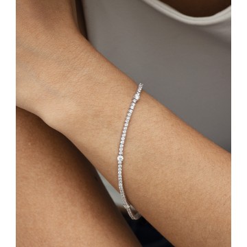 PULSERA DIAMANTES ORO...
