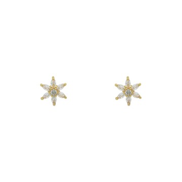 TOPOS FLOR CIRCONES JOYERIA...