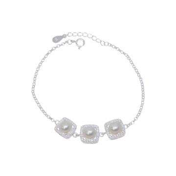 PULSERA CIRCONES PERLA...