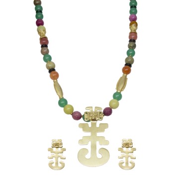 COLLAR PRECOLOMBINO PIEDRAS...