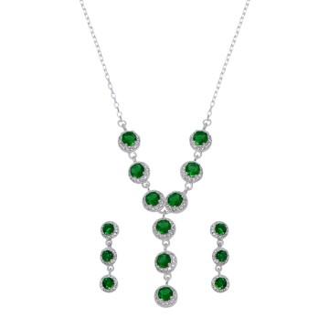 SET GARGANTILLA Y ARETES -...