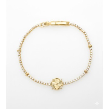 PULSERA TENNIS EN PLATA CON...