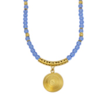 COLLAR PRECOLOMBINO CRISTAL...