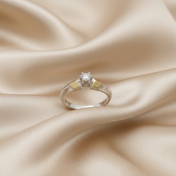 SOLITARIO EN PLATA 925 CON...