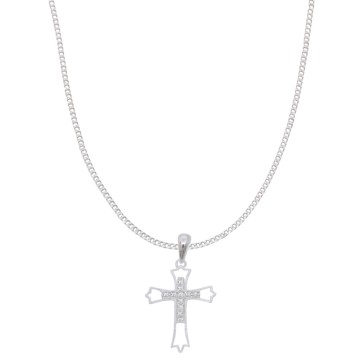 GARGANTILLA PLATA 925 CRUZ...