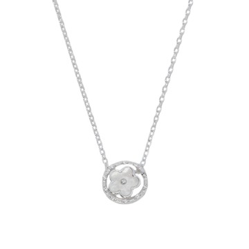 GARGANTILLA PLATA 925 FLOR...