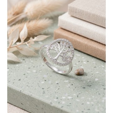 ANILLO PLATA 925 ARBOL...