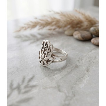 ANILLO MANO HAMSA PATINADO...