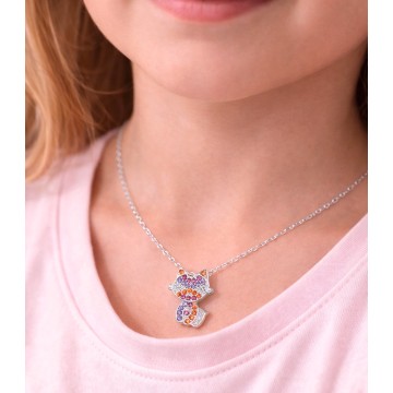 GARGANTILLA PLATA 925 GATO...