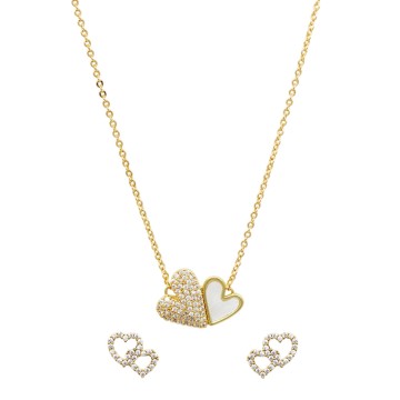 GARGANTILLA BRONCE ARETES...