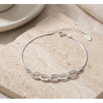 PULSERA PLATA 925 CADENA...