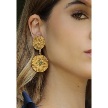 ARETE BRONCE DOBLE RENDON...