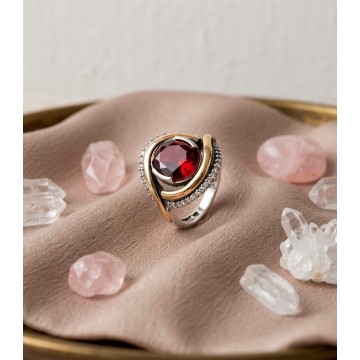 ANILLO PIEDRA CIRCONES...