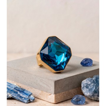 ANILLO BRONCE CRISTAL C-2851