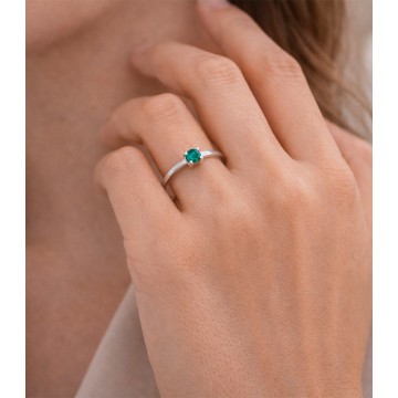 SOLITARIO ESMERALDA JOYERIA...