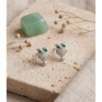 TOPO BUHO EN PLATA CON...