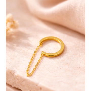 EAR CUFF PLATA 925 DORADO...