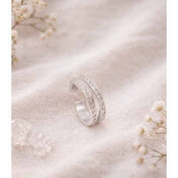 EAR CUFF PLATA 925 ABIERTO...