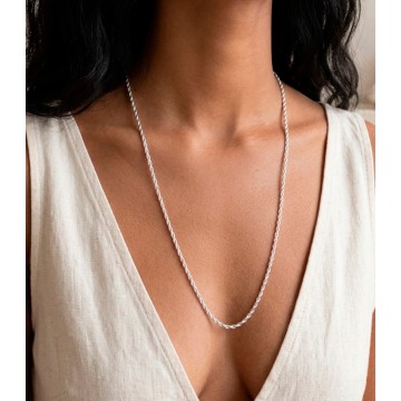 CADENA PLATA 925 7OCM...