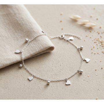 TOBILLERA CORAZÓN CON...