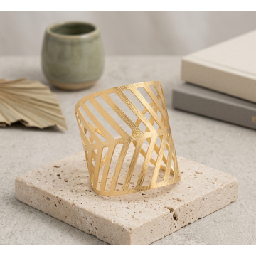 BRAZALETE BRONCE HOJA 17H3