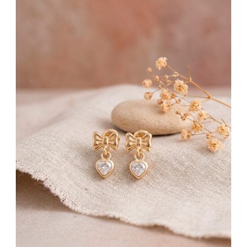 TOPO ORO MOÑO CORAZON TS381