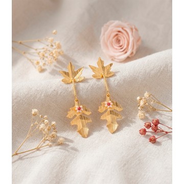 ARETE DOS HOJAS PENDULO...