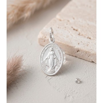 MEDALLA MILAGROSA EN PLATA...