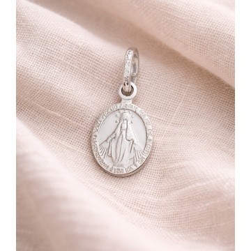 MEDALLA MILAGROSA EN PLATA...