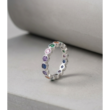 ANILLO EN PLATA LEY 925 CON...