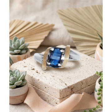 ANILLO EN PLATA LEY 925 Y...