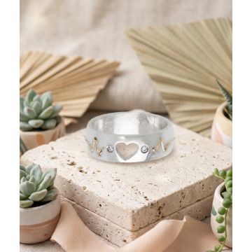 ANILLO EN PLATA LEY 925 Y...