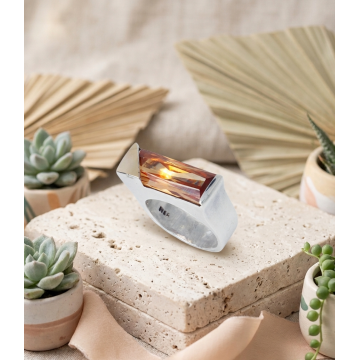 ANILLO EN PLATA LEY 925 Y...