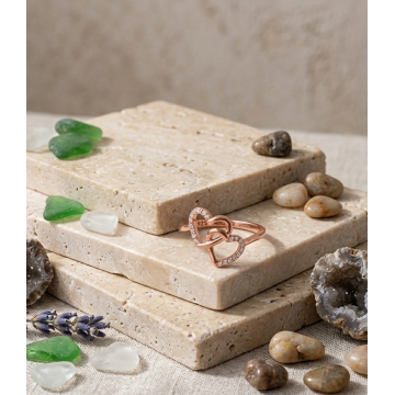 ANILLO EN PLATA LEY 925 ROS...