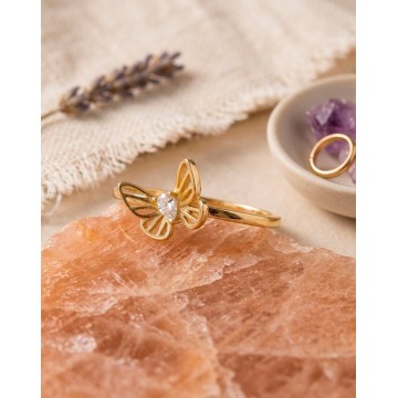 ANILLO EN PLATA LEY 925 DOR...