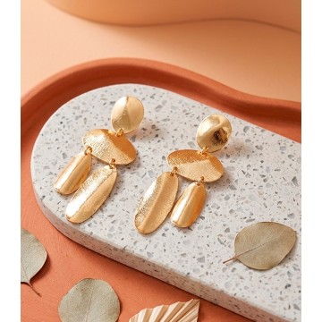 ARETES EN BRONCE LARGO...