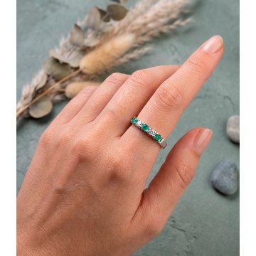 ANILLO EN PLATA LEY 925 3...