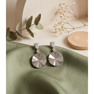 ARETES  EN PLATA LEY 925...