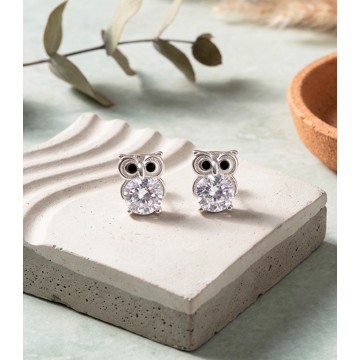 TOPOS EN PLATA LEY 925 BUHO...