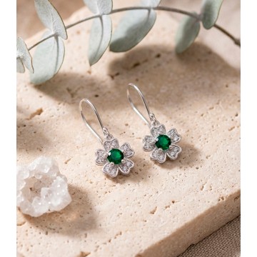 ARETES EN PLATA LEY 925...