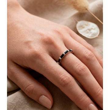ANILLO EN PLATA LEY 925 CON...