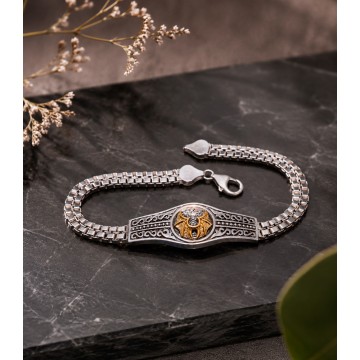 ESCLAVA EN PLATA LEY 925 BC...
