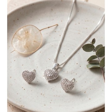 SET CADENA, ARETES Y DIJE...