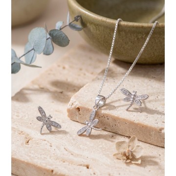 SET CADENA, ARETES Y DIJE...